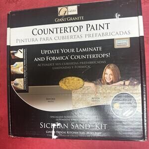 Giani Granite Countertop Paint Kit, Sicilian Sand Kit, 35 SQFT DIY NEW